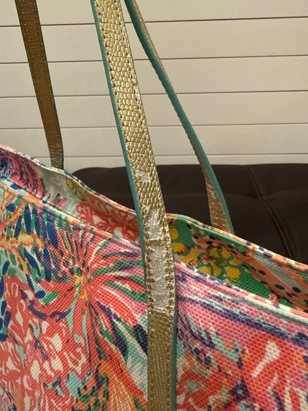 Lilly Pulitzer Fishing for Compliments Resort Tote Bag - Picture 13 of 16